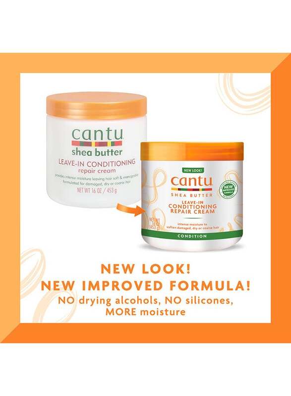 Cantu Shea Butter Leave In Conditioning Repair Cream for All Hair Types, 453g