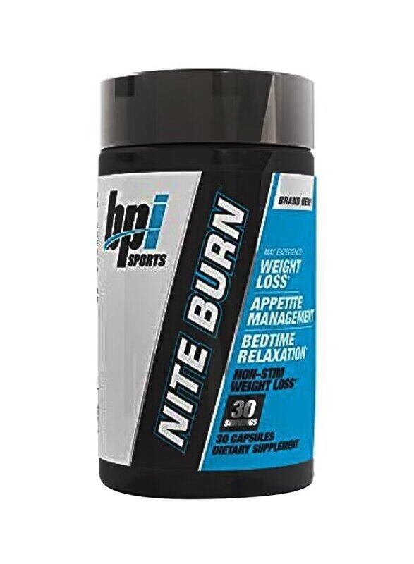 

BPI Sports Nite Burn Weight Loss, 640mg, 30 Capsules