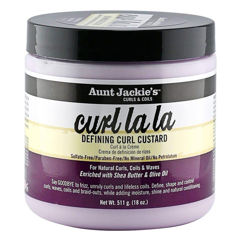 

Aunt Jackie's Curls & Coils Curl La La Defining Curl Custard for Curly Hair, 255gm