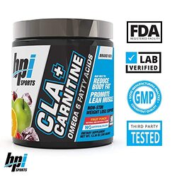 BPI Sports CLA+ Carnitine Omega 6 Fatty Acids, 350gm, Fruit Punch