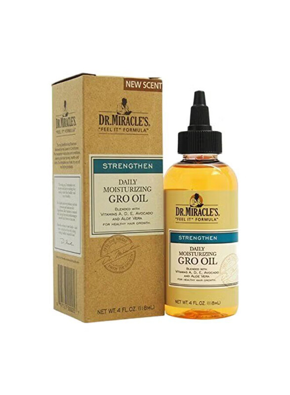 

Dr. Miracle's Daily Moisturizing Gro Oil for All Type Hair, 4oz