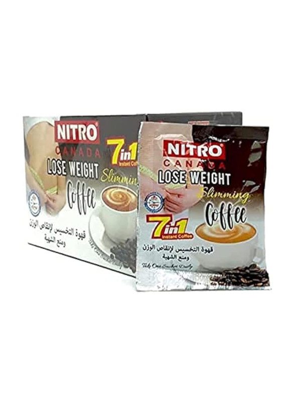 Nitro Canada 7-in-1 Coffee for Weight Loss, 12 Sachets