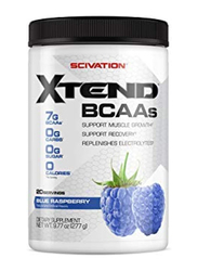 Scivation Xtend BCAAs Dietary Supplement, 20 Servings, 396gm, Blue Raspberry
