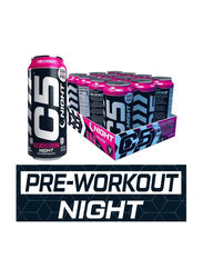 C5 Energy Drink Night Pre Workout, 12 x 473ml, Pink Lemonade