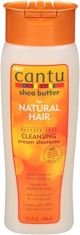 

Cantu Shea Butter Natural Hair Cleansing Cream Shampoo for All Hair Types, 2 x 399ml