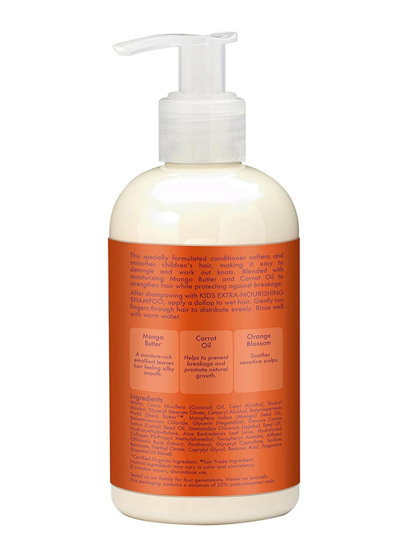 Shea Moisture Mango & Carrot Kids Extra Nourishing Conditioner, 2 x 237ml