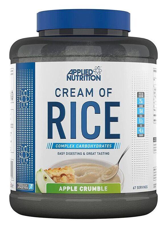 

Applied Nutrition Cream of Rice Complex Carbohydrates, 67 Servings, Apple Crumble