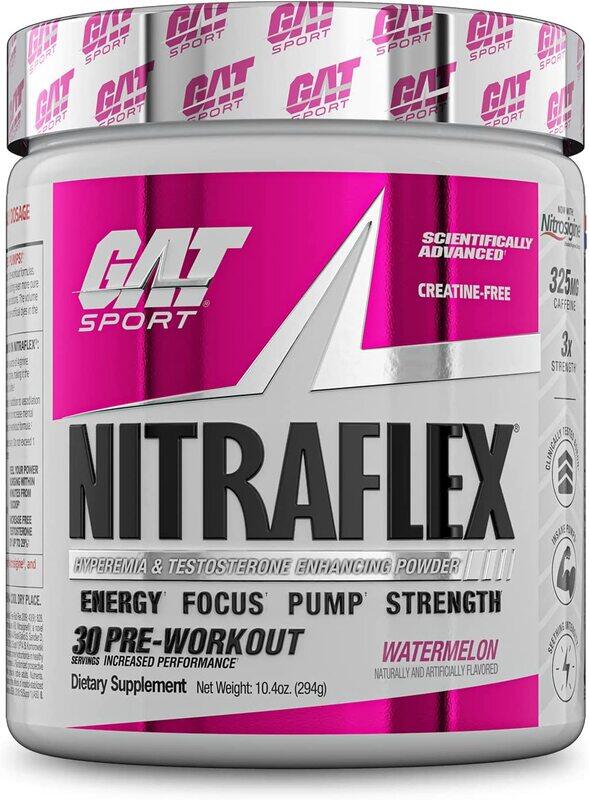 

Gat Sport Nitraflex Testosterone Boosting Powder, 294 gm, Watermelon