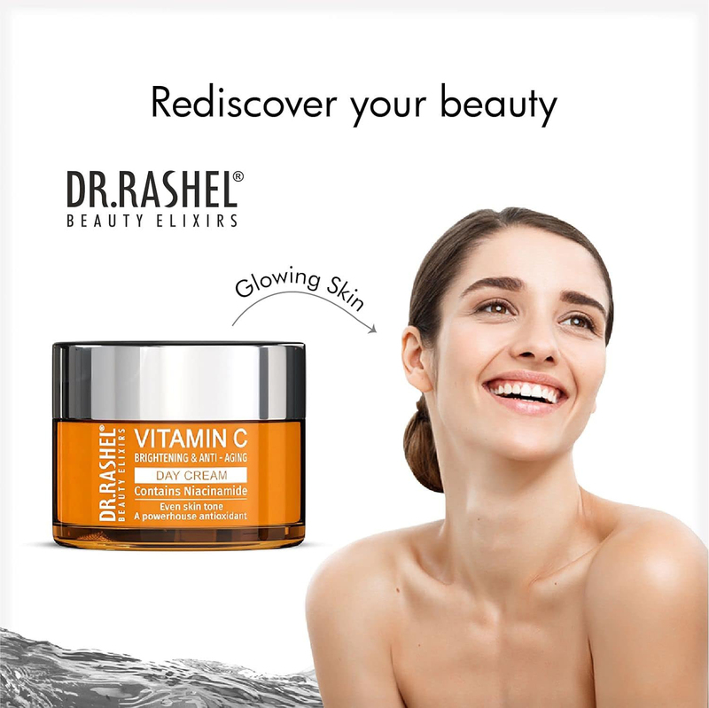 Dr. Rashel Vitamin C Deep Hydration & Moisturization Day Cream for Women and Men, 1 Piece