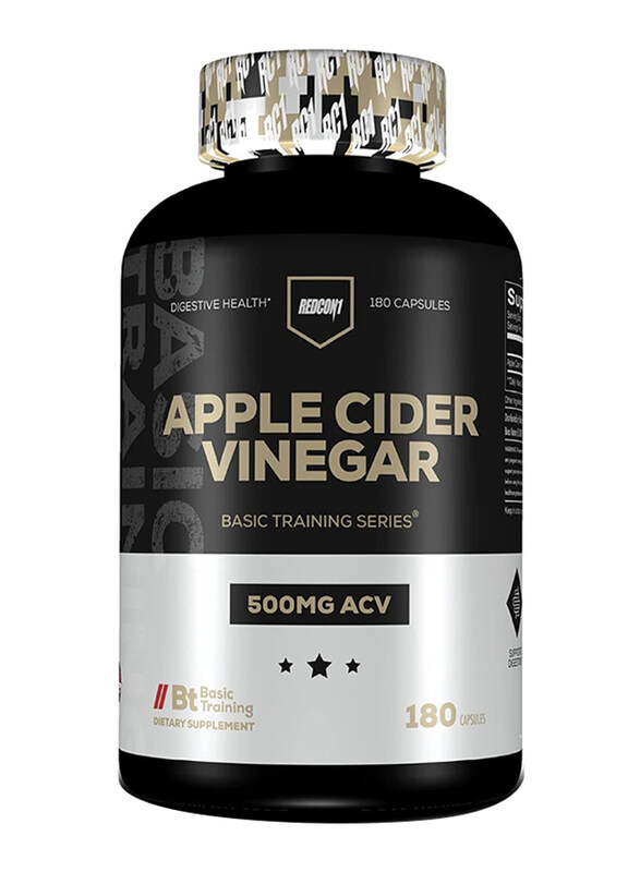 

Redcon1 Apple Cider Vinegar Capsules for Gut Health & Healthy Metabolism, 180 Capsules, Apple Cider Vinegar