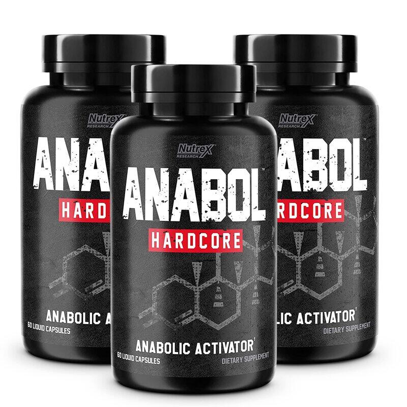 

Nutrex Research Anabol Anabolic Activator Muscle Builder and Hardening Agent, 3 x 60 Capsules