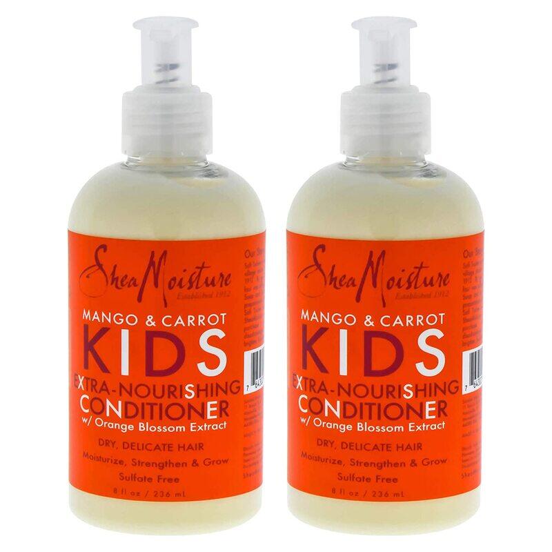 

Shea Moisture Mango & Carrot Kids Extra Nourishing Conditioner, 2 x 236ml