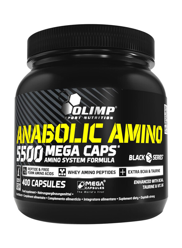 

Olimp Anabolic Amino Capsule 5500 Mega Caps, 400 Capsules, Unflavoured