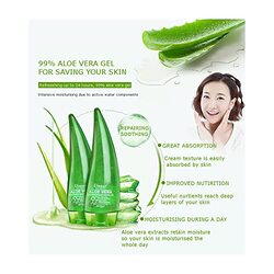 Disaar Organic Natural Moist Acne Scar Removing Aloe Vera Face Gel, 250ml