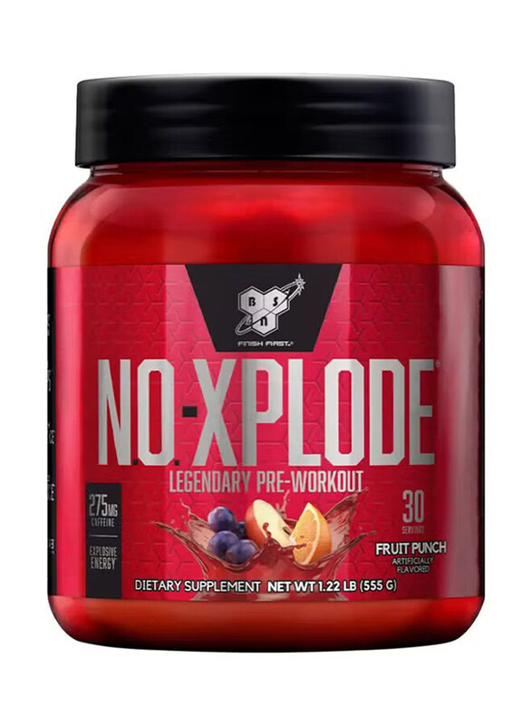 

BSN No Xplode Legendary Pre-Workout Powder Dietary Supplement, 30 Servings, Fruit Punch