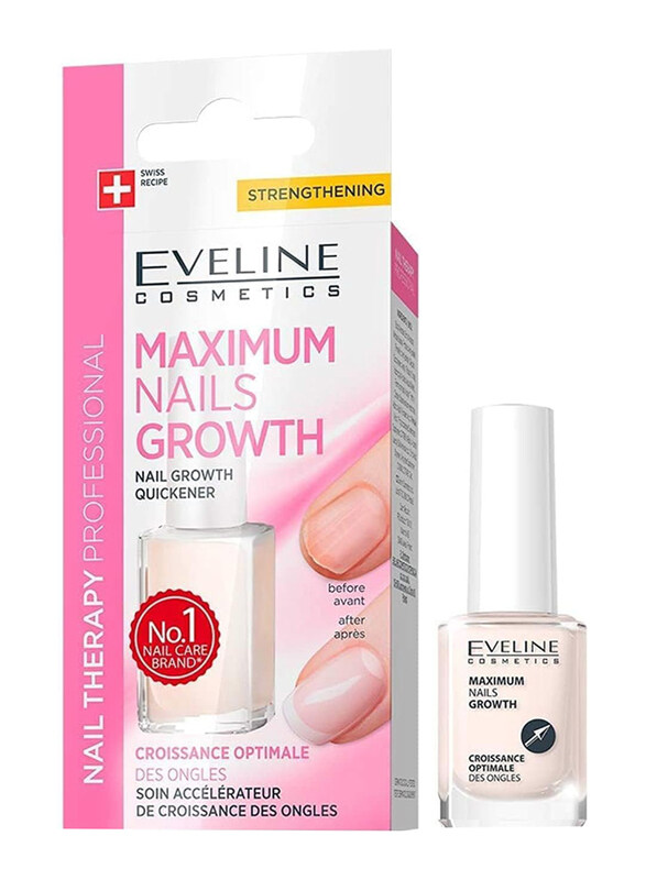 

Eveline Cosmetics Nail Therapy Maximum Nail Growth Quickener, Beige