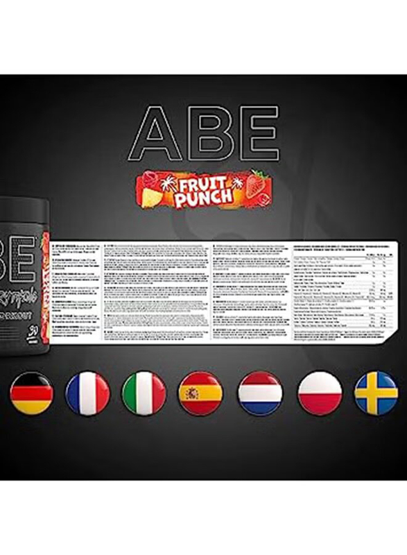 Applied Nutrition Abe All Black Everything Ultimate Pre Workout Food Supplement, 315g, Tropical