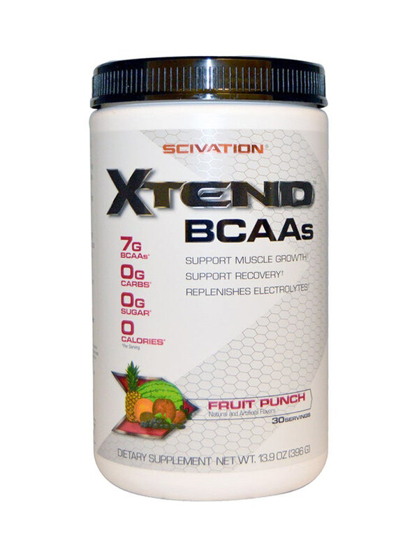 

Scivation Xtend BCAA Supplement, 30 Servings, Fruit Punch