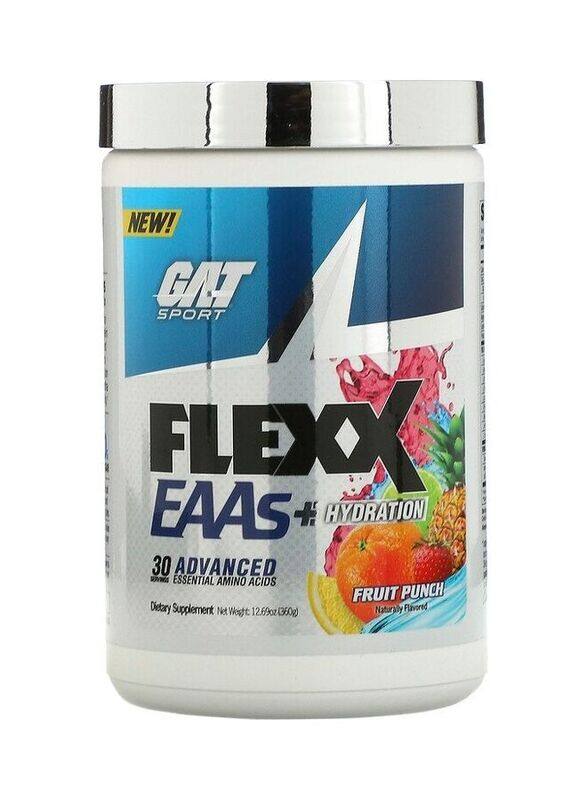 

Gat Sport Flexx EAAs + Hydration Dietary Supplement, 30 Servings, Fruit Punch