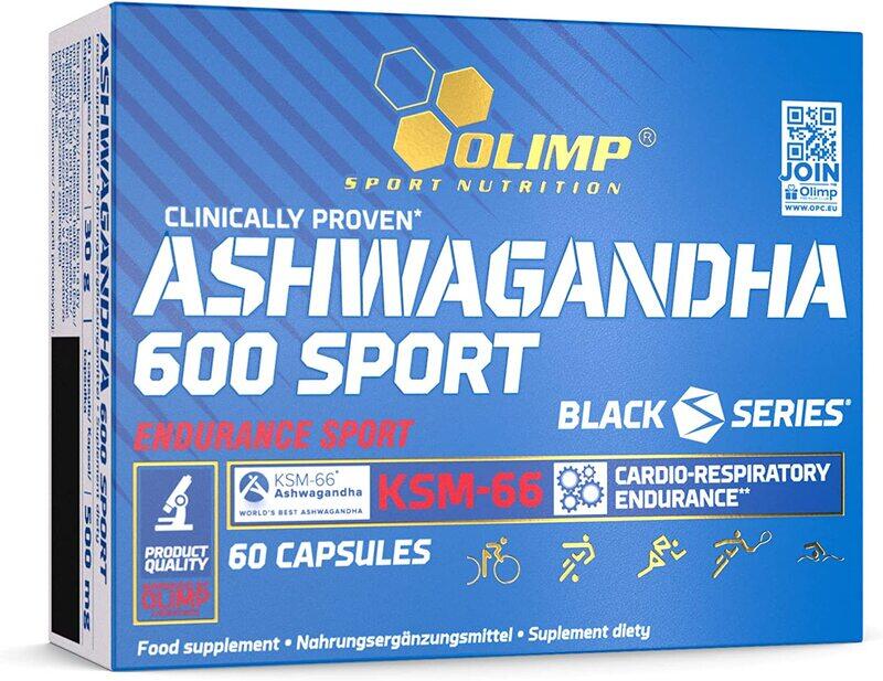 

Olimp Ashwagandha 600 Sport Supplement Capsule, 60 Capsules, Unflavored