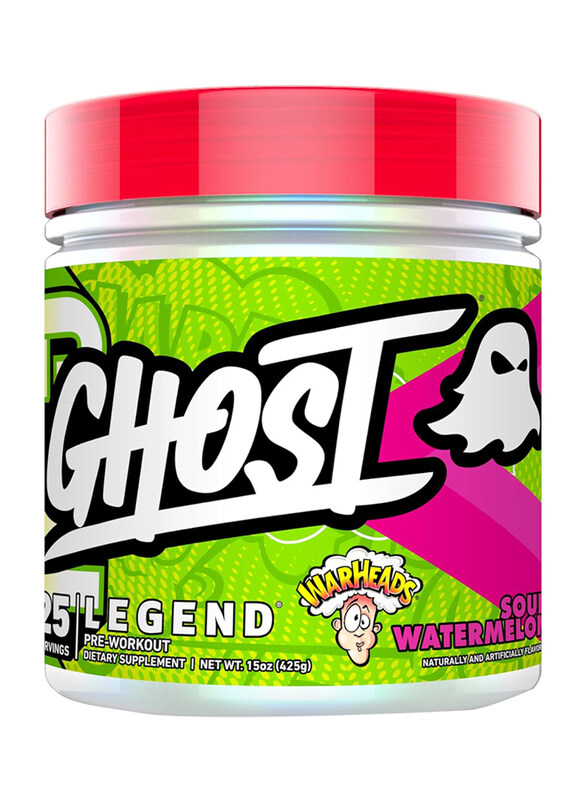 

Ghost Legend V2 Pre-Workout Energy Powder, 25 Servings, Warheads Sour Watermelon