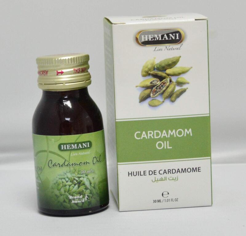 Hemani Cardamom Herbal Oil for All Hair Types, 30ml