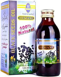 Hemani 100% Natural Black Seed Oil for Anti Hairfall, 125ml