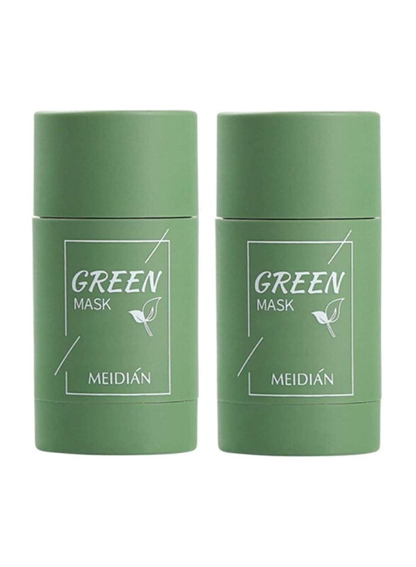 

Meidian Green Tea Mask Blackhead Remover Stick for Face, 2 Pieces