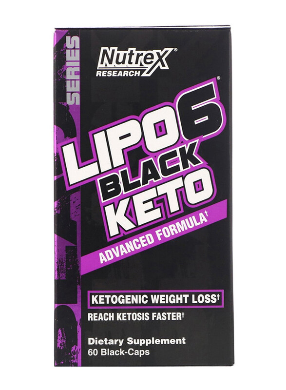 

Nutrex Research Lipo 6 Black Keto Advanced Formula, 60 Capsules