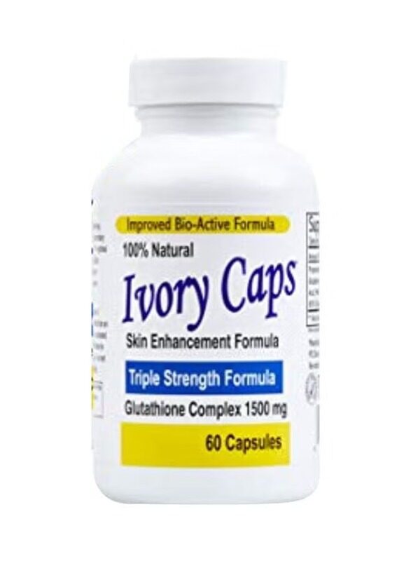 

Ivory Caps Glutathione Skin Enhancement Formula, 60 Capsules