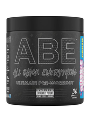 Applied Nutrition 30-Serving Abe All Black Everything Ultimate Pre Workout Energy Powder with Physical Performance, Citrulline, Creatine and Beta Alanine, 315g, Bubblegum Crush