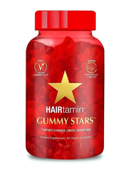 Hairtamin Gummy Stars Hair Vitamin, 60 Gummies