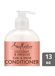 Shea Moisture Coconut and Hibiscus Curl and Shine Conditioner for Curly Hair, 384ml