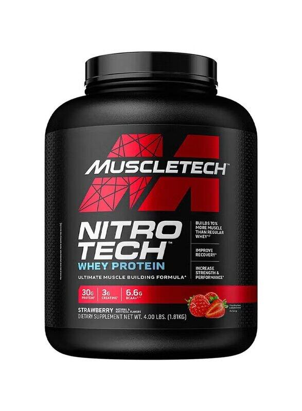 

Muscletech Nitro Tech Whey Protein, 4 Lbs, Strawberry