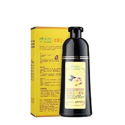 Mokeru Ginger Essence Hair Colour Shampoo, 400ml, Black