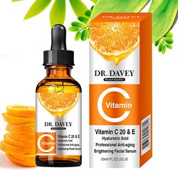 Dr. Davey Anti-Aging Hyaluronic Acid And Vitamin E And C Facial Serum, 30ml