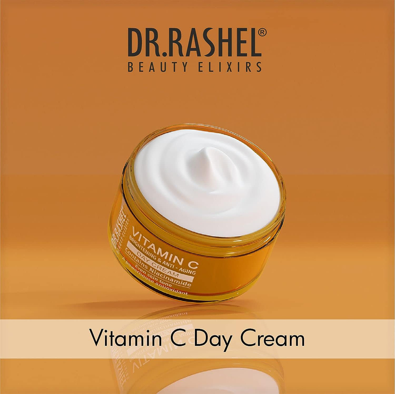 Dr. Rashel Vitamin C Brightening & Anti-Aging Day Cream, 50gm