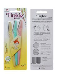 Dorco Tinkle 14.5cm Eyebrow Razor Set, 6 Pieces, Multicolour