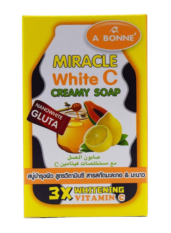 

A Bonne Miracle White C Creamy Soap