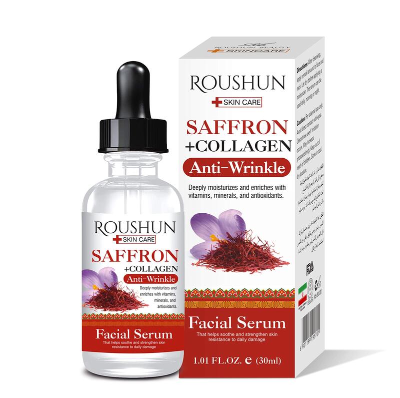 Roushun Beauty Saffron And Collagen Serum, 30ml