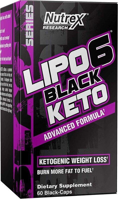 

Nutrex Research Lipo-6 Black Keto Advanced Formula, 60 Capsules