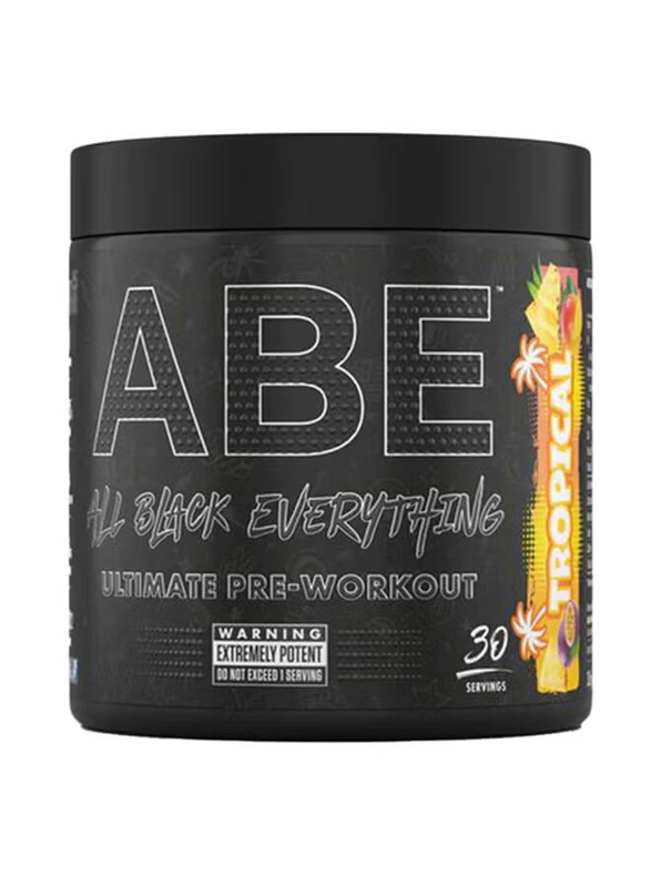 Applied Nutrition Abe All Black Everything Ultimate Pre Workout Food Supplement, 315g, Tropical