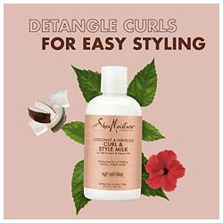 Shea Moisture Coconut & Hibiscus Curl Styling Milk, 8 Oz