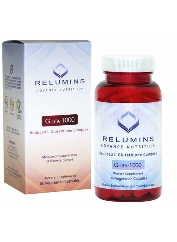 

Relumins Reduced Glutathione, 1000mg, 60 Capsules