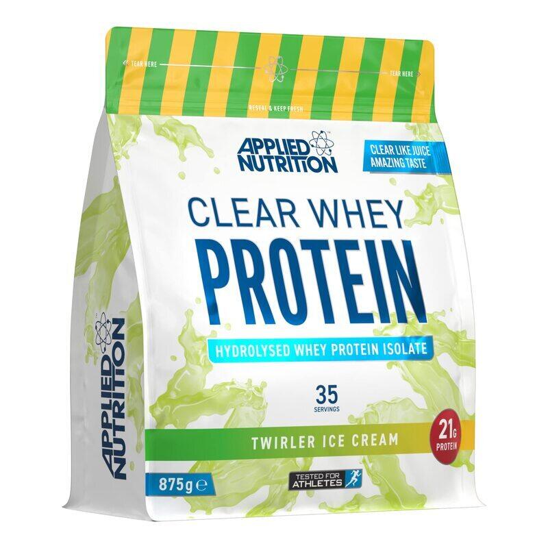 

Applied Nutrition Clear Whey Isolate Whey Protein Powder, 35 Servings, Twirler Ice Cream