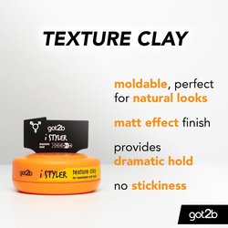 Got2b I Styler Texture Hair Clay, 75ml