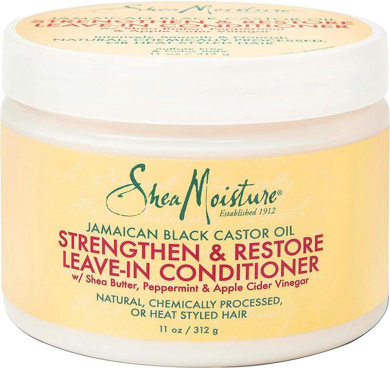 

Shea Moisture Jamaican Black Castor Oil Strengthen and Grow Leave-in Conditioner for All Hair Types, 312 gm