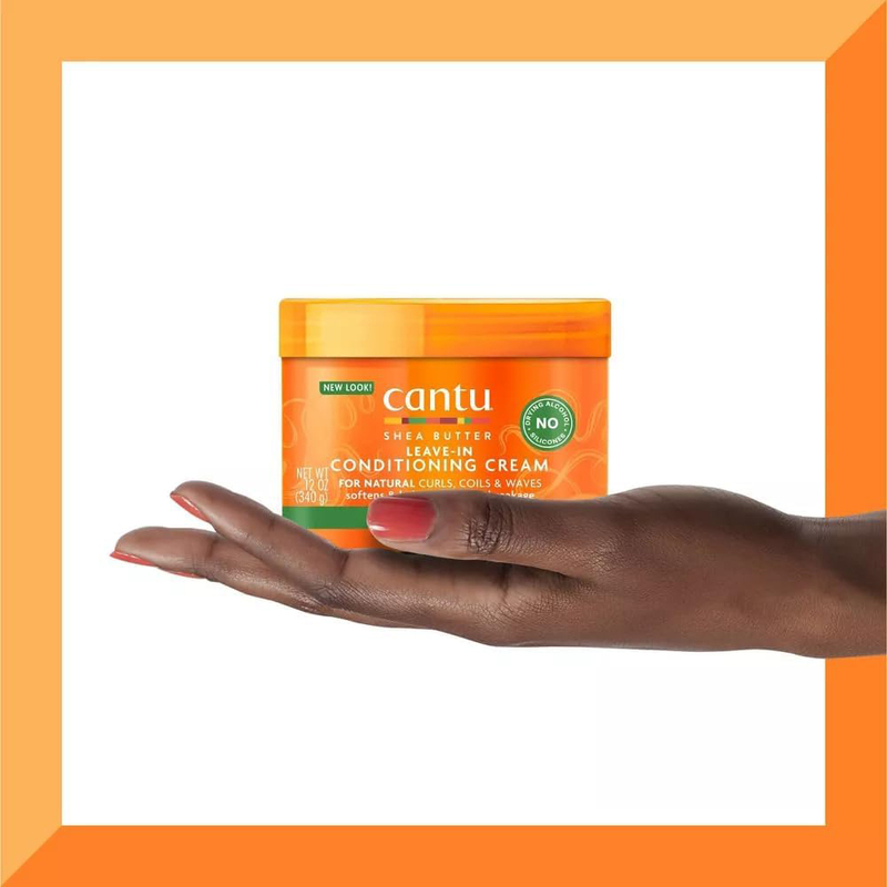 Cantu Shea Butter Leave-In Conditioning Cream for Natural Hair, 340g