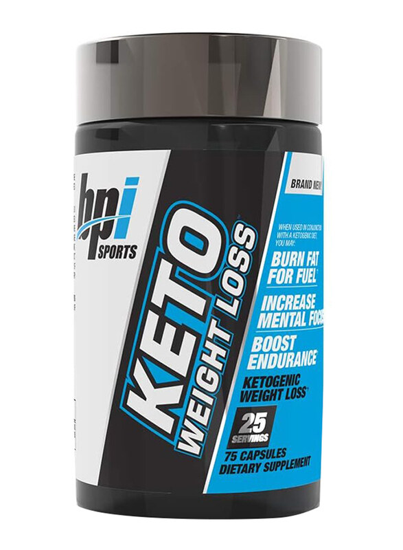 

BPI Sports Keto Weight Loss Ketogenic Fat Burner, 75 Capsules, Unflavoured