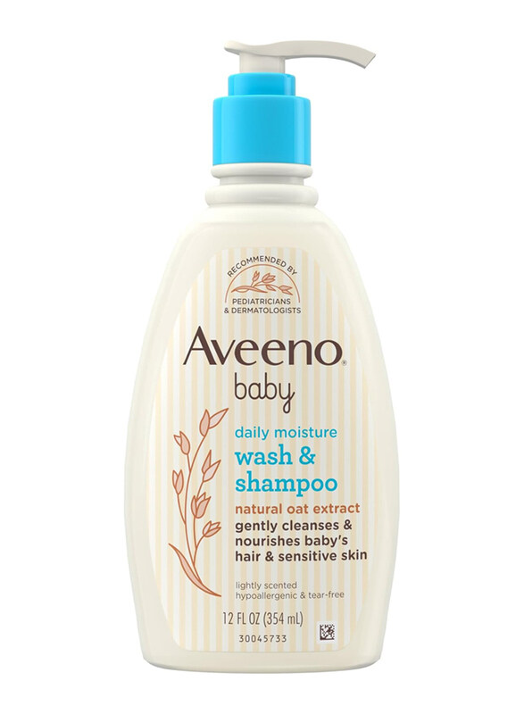 

Aveeno Baby Daily Moisture Wash & Shampoo, 354ml